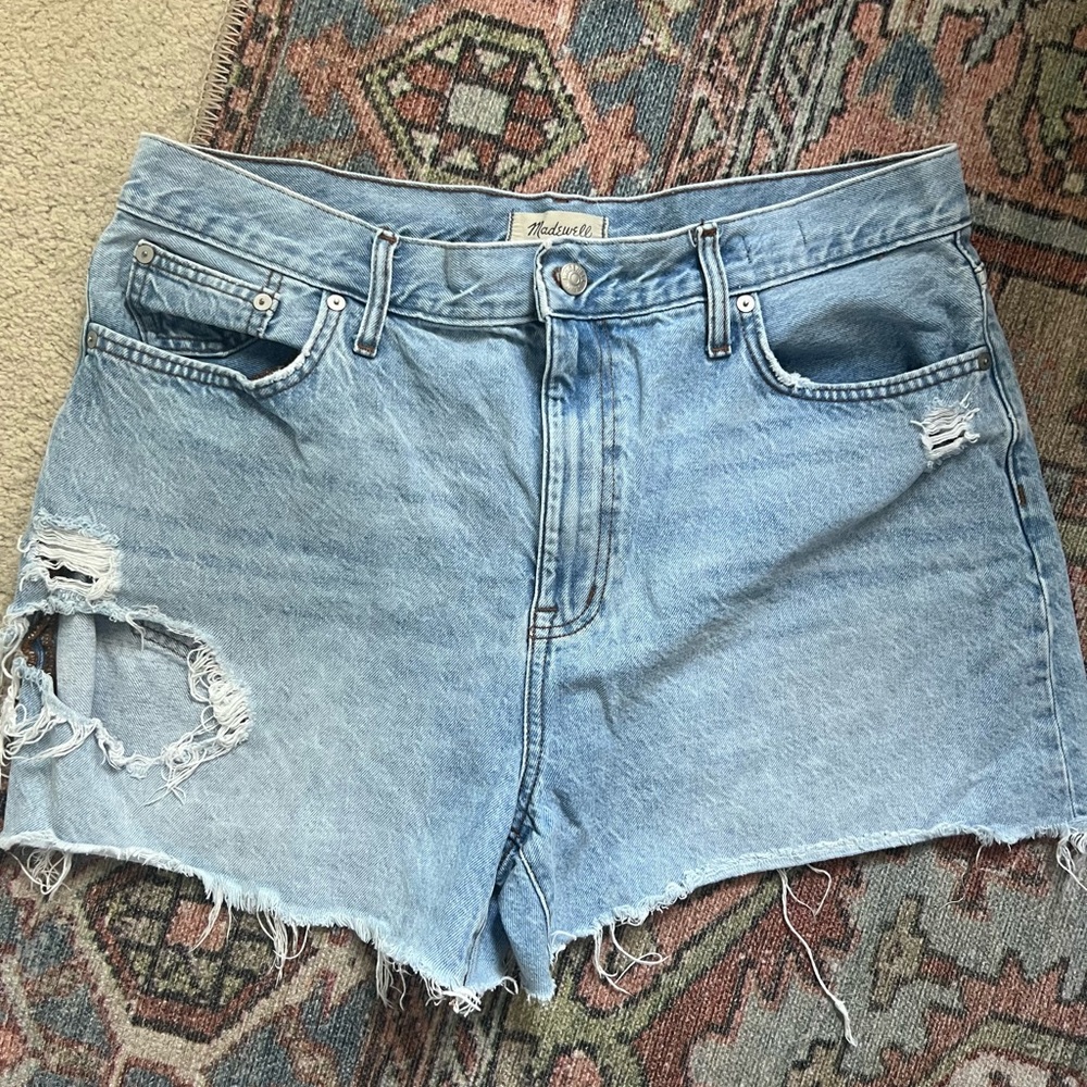 Madewell Denim Mom Shorts
